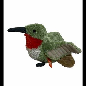 Wild Republic Cuddlekins ruby throated Hummingbird stuffed animal plush plushie